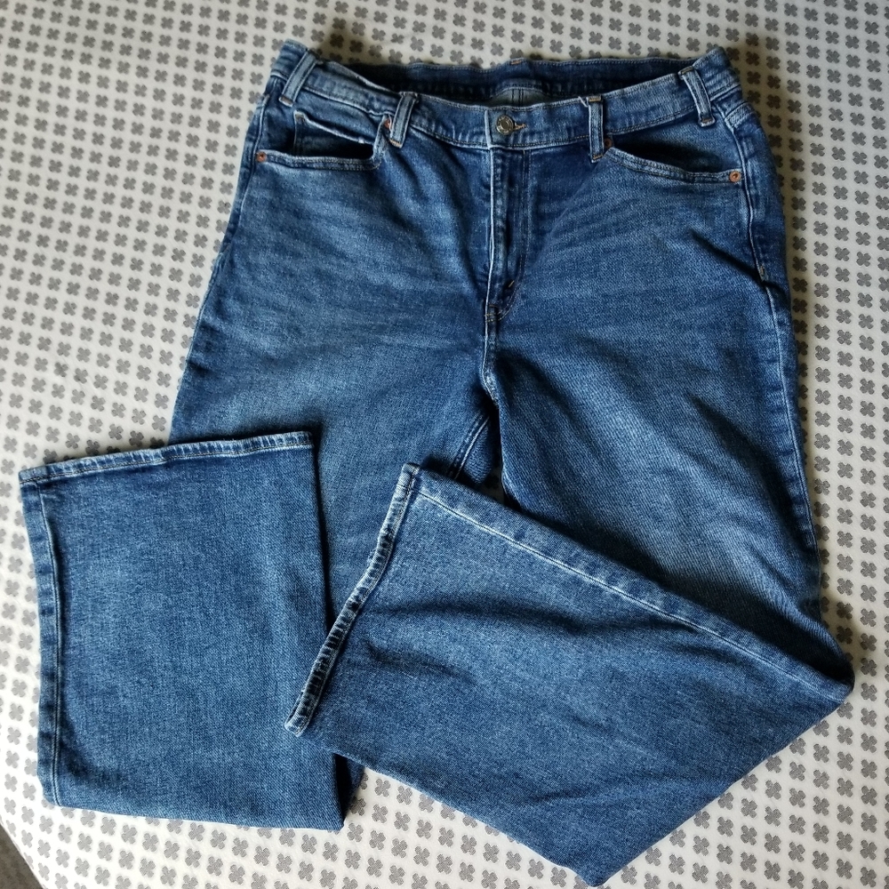 GAP 90's Loose Flare Mid-Rise Jeans